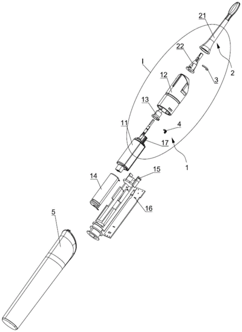 电动牙刷拆装方法图解