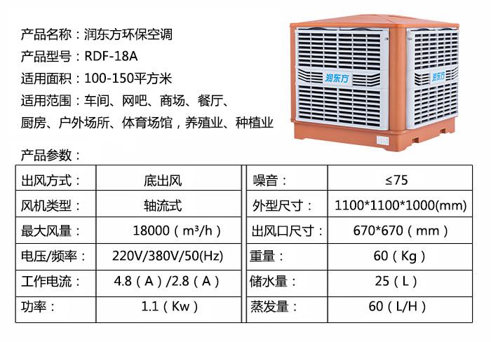 冷风机型号参数